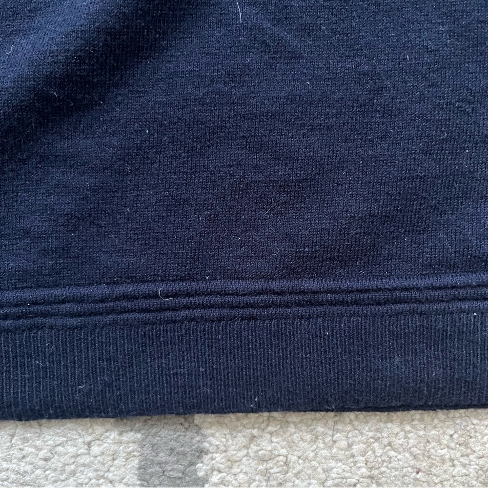Ted Baker London Navy V-Neck Sweater Wool Silk Cashmere pullover - Picture 9 of 10